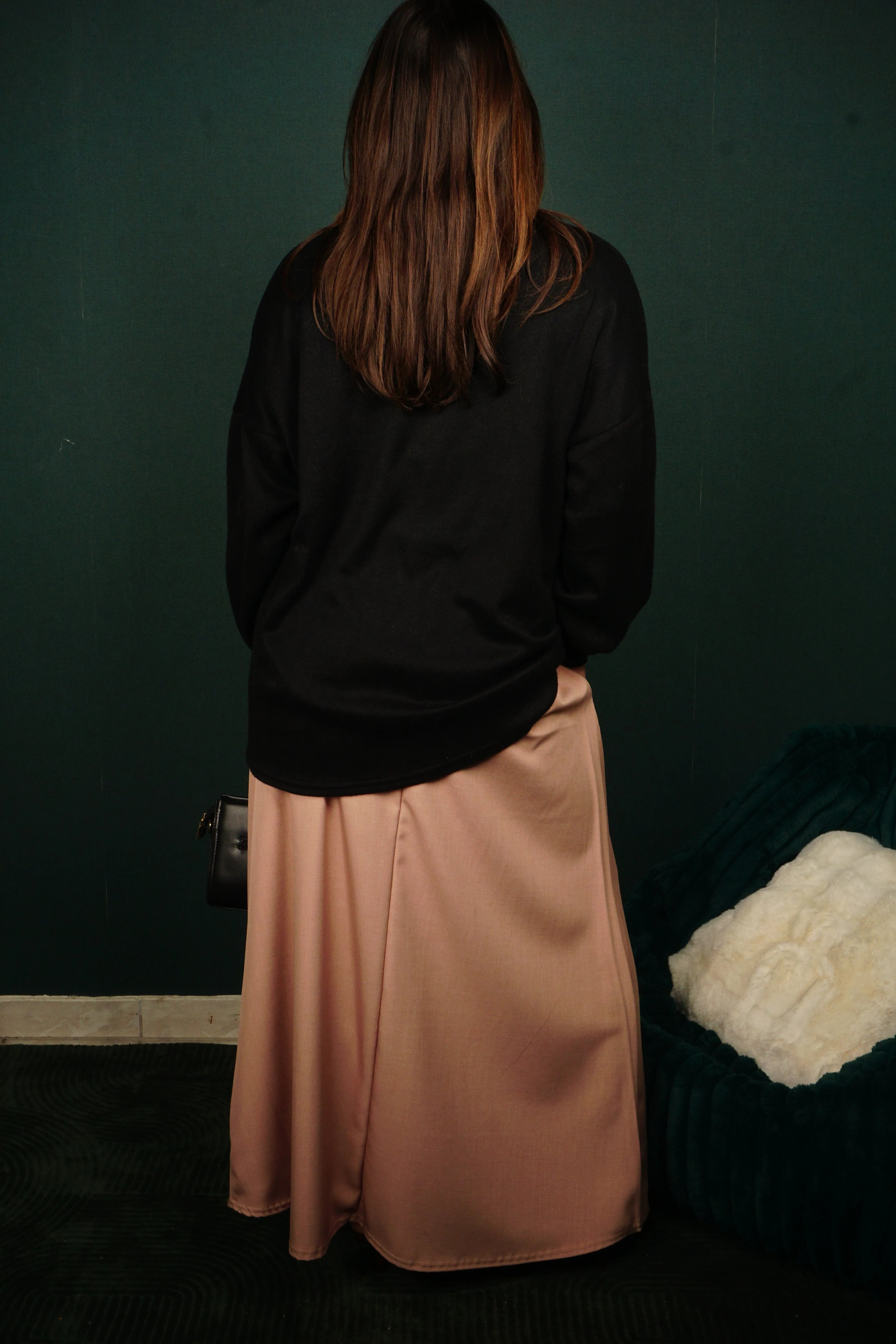 Jupe longue plissée