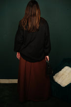 Jupe longue plissée