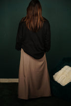 Jupe longue plissée