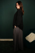 Jupe longue plissée