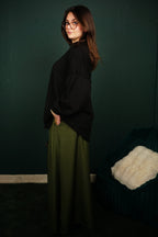 Jupe longue plissée