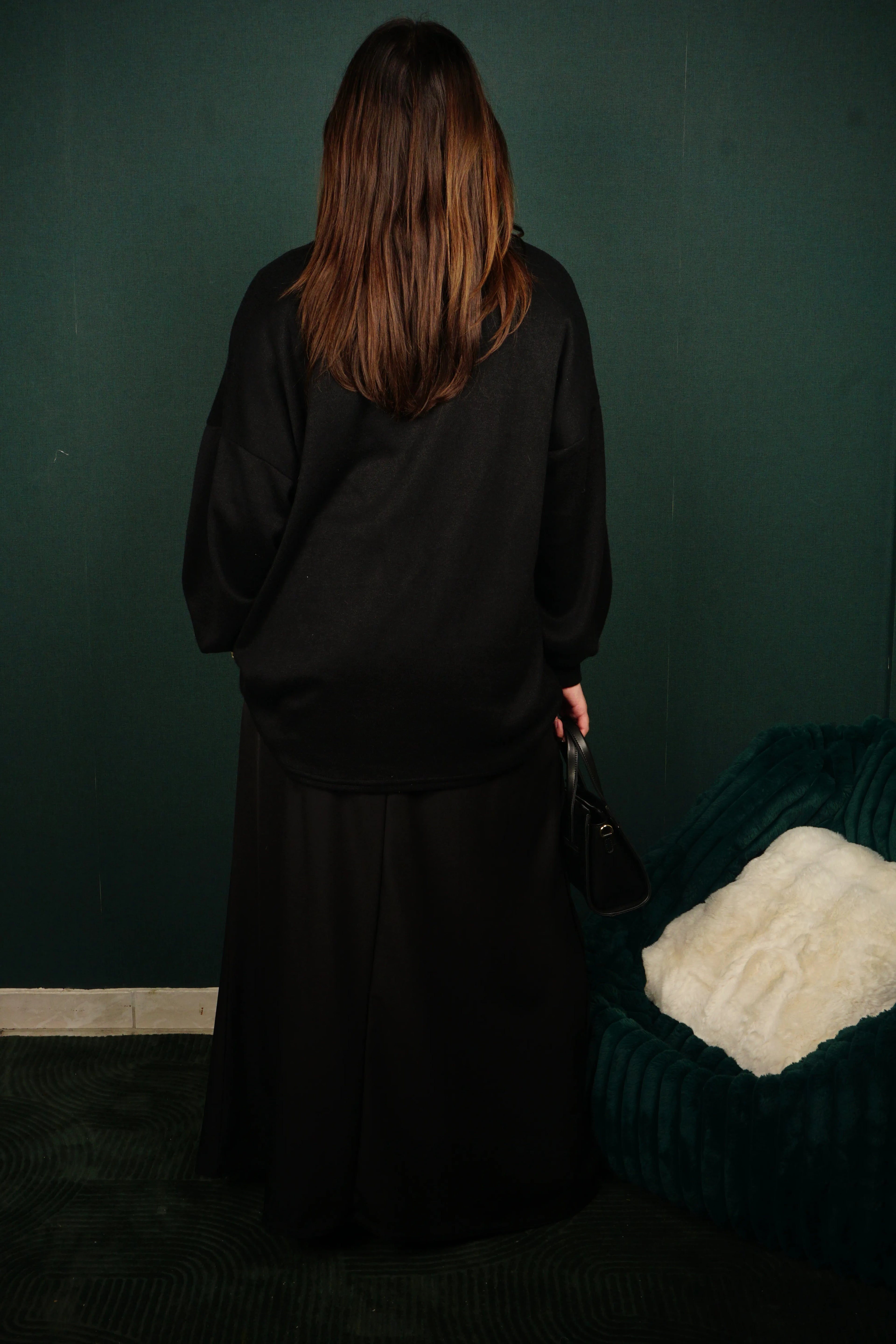 Jupe longue plissée